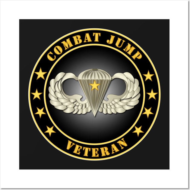 Combat Jump Veteran Wall Art by twix123844